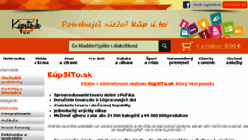 What Kupsito.sk website looked like in 2017 (7 years ago)