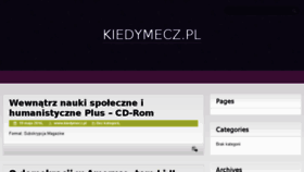 What Kiedymecz.pl website looked like in 2017 (7 years ago)