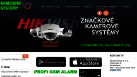 What Kamerovesystemy.sk website looked like in 2017 (7 years ago)