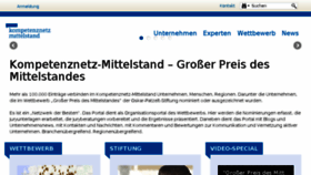 What Kompetenznetz-mittelstand.de website looked like in 2017 (7 years ago)