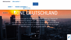 What Kone.de website looked like in 2017 (7 years ago)