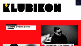 What Klubikon.com website looked like in 2017 (7 years ago)