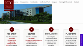 What Kccitm.edu.in website looked like in 2017 (7 years ago)
