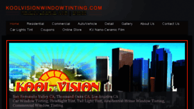 What Koolvisionwindowtinting.com website looked like in 2017 (7 years ago)