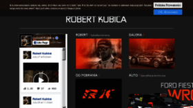 What Kubica.pl website looked like in 2017 (7 years ago)