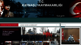 What Kaynasli.gov.tr website looked like in 2017 (7 years ago)