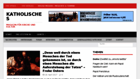 What Katholisches.info website looked like in 2017 (7 years ago)
