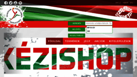 What Kezilabdaszeretlek.hu website looked like in 2017 (7 years ago)