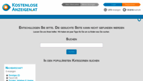 What Kostenloseanzeigen.at website looked like in 2017 (7 years ago)
