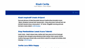 What Kisahcerita.com website looked like in 2017 (7 years ago)