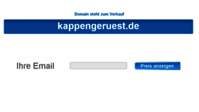 What Kappengeruest.de website looked like in 2017 (7 years ago)