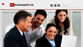 What Krankengeld24.de website looked like in 2017 (6 years ago)