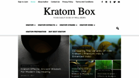 What Kratombox.com website looked like in 2017 (7 years ago)