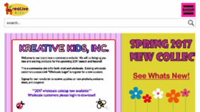 What Kreativekids.net website looked like in 2017 (7 years ago)
