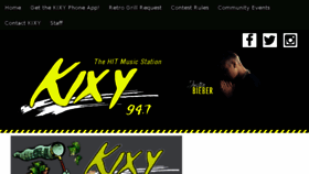What Kixyfm.com website looked like in 2017 (7 years ago)