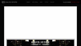 What Kalebdesire.com website looked like in 2017 (7 years ago)