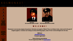 What Kosmonaut.se website looked like in 2017 (7 years ago)