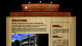 What Kallolgroup.com website looked like in 2017 (7 years ago)
