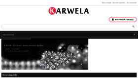 What Karwela.com website looked like in 2017 (7 years ago)