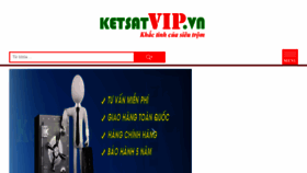 What Ketsatvip.vn website looked like in 2017 (7 years ago)