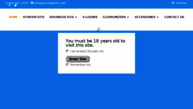 What Kivapour.ie website looked like in 2017 (7 years ago)