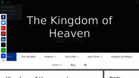 What Kingdomofheaven.link website looked like in 2017 (6 years ago)