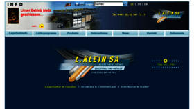 What Kleinmetals.ch website looked like in 2017 (6 years ago)