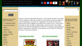 What Kolorowanki-dla-dzieci.org website looked like in 2017 (8 years ago)