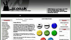 What Koolbadges.co.uk website looked like in 2017 (7 years ago)