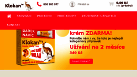 What Klokanproklouby.klokansos.cz website looked like in 2017 (7 years ago)