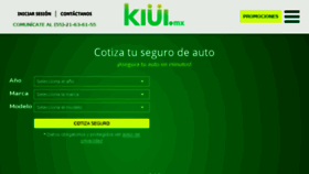 What Kiui.mx website looked like in 2017 (6 years ago)