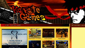 What Karategames.info website looked like in 2017 (7 years ago)