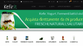 What Kefir.it website looked like in 2017 (6 years ago)
