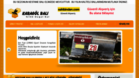 What Karagolbali.com website looked like in 2017 (6 years ago)