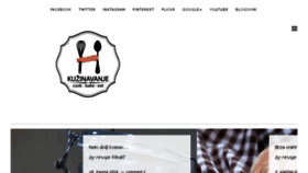 What Kuzinavanje.com website looked like in 2017 (8 years ago)