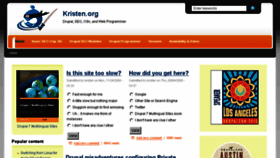 What Kristen.org website looked like in 2017 (6 years ago)