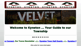 What Kyneton.org.au website looked like in 2017 (7 years ago)
