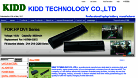 What Kiddpower.com website looked like in 2017 (6 years ago)