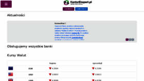 What Kantorekspert.pl website looked like in 2017 (6 years ago)