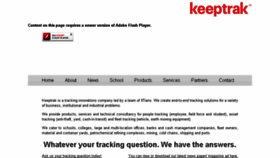 What Keeptrak.co.in website looked like in 2017 (6 years ago)