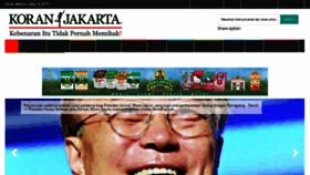 What Koranjakarta.com website looked like in 2017 (6 years ago)