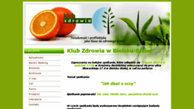 What Klubzdrowia.eu website looked like in 2017 (7 years ago)