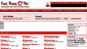 What Kafebisnis.net website looked like in 2017 (6 years ago)