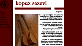 What Kopuzsazevi.com website looked like in 2017 (6 years ago)