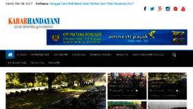 What Kabarhandayani.com website looked like in 2017 (6 years ago)