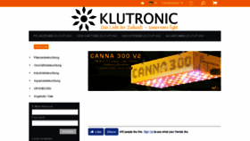What Klutronic.com website looked like in 2017 (6 years ago)