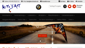 What Kunstdrachen.de website looked like in 2017 (6 years ago)