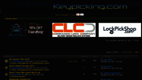 What Keypicking.com website looked like in 2017 (6 years ago)