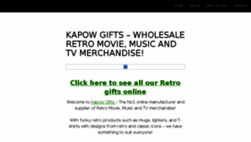 What Kapowgifts.co.uk website looked like in 2017 (6 years ago)
