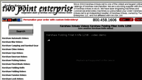 What Kershaw-knives.net website looked like in 2017 (6 years ago)